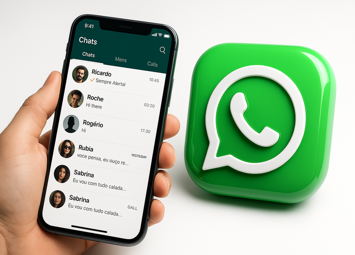 Ilustração de compartilhamento de convites pelo WhatsApp